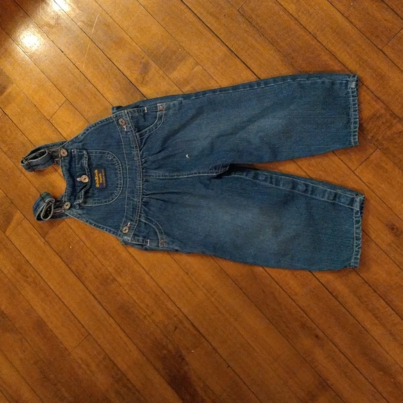 Size 18 months baby girls Oshkosh blue overalls - Picture 14 of 14